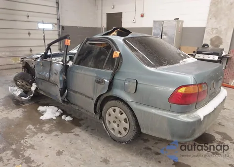 2000 Honda Civic Lx из США, поврежденный, VIN 1HGEJ6675YL000386